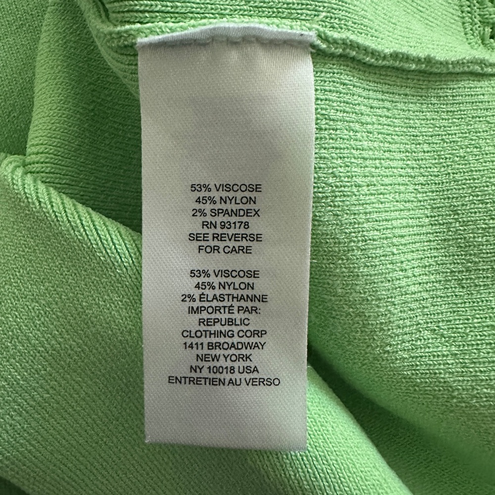 House of Harlow 1960 2-Piece Green Midi Skirt Set Size S - Picture 8 of 8